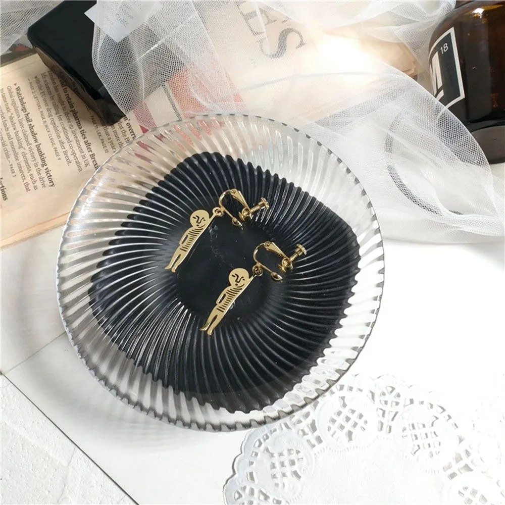 

Creative Funny Lonely Unique Hollow Sequins Abstract Human Form Dangle Drop Earrings for Women Girls Handmade Jewelry Pendientes