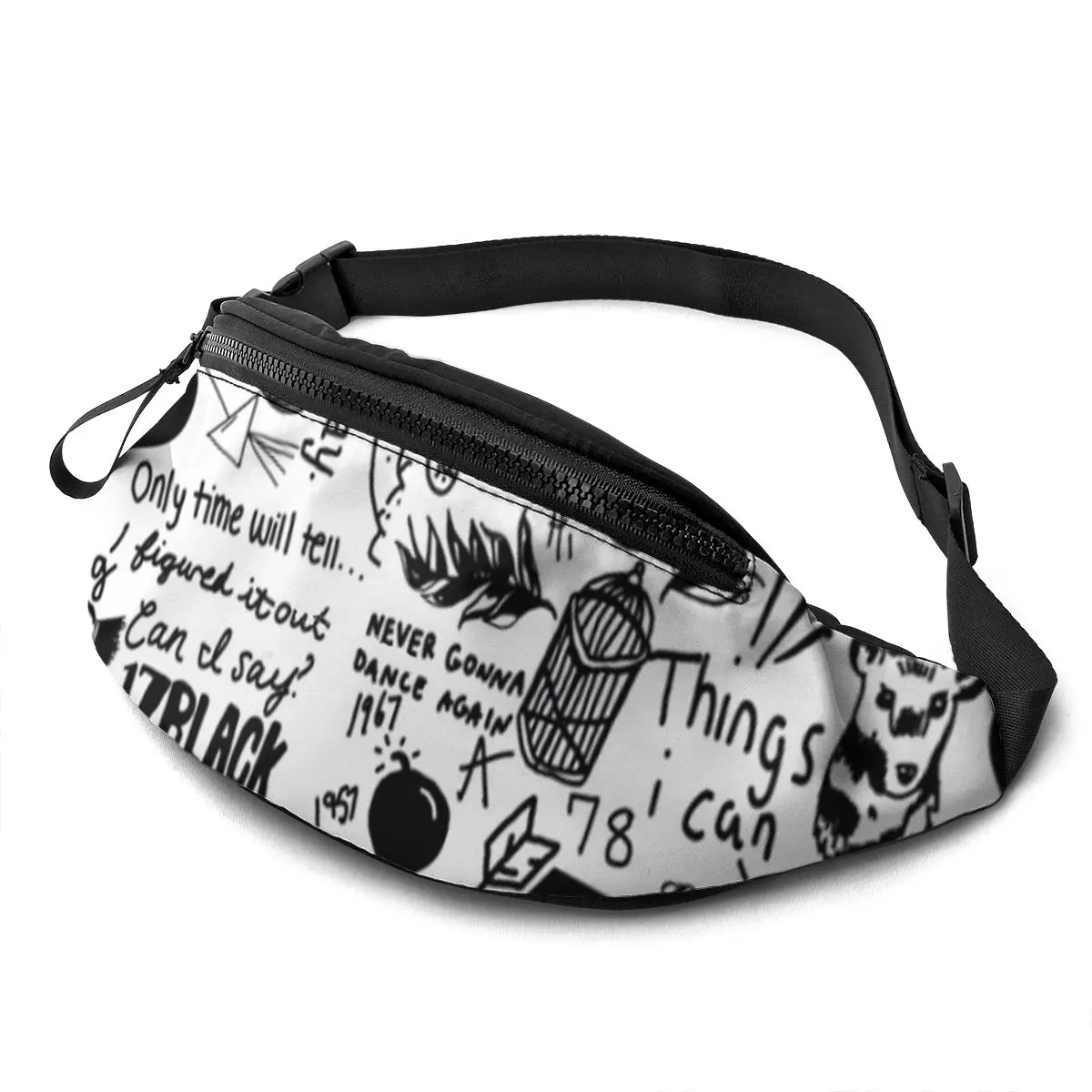 

Поясная Сумка из полиэстера с тату, для походов, рыбалки