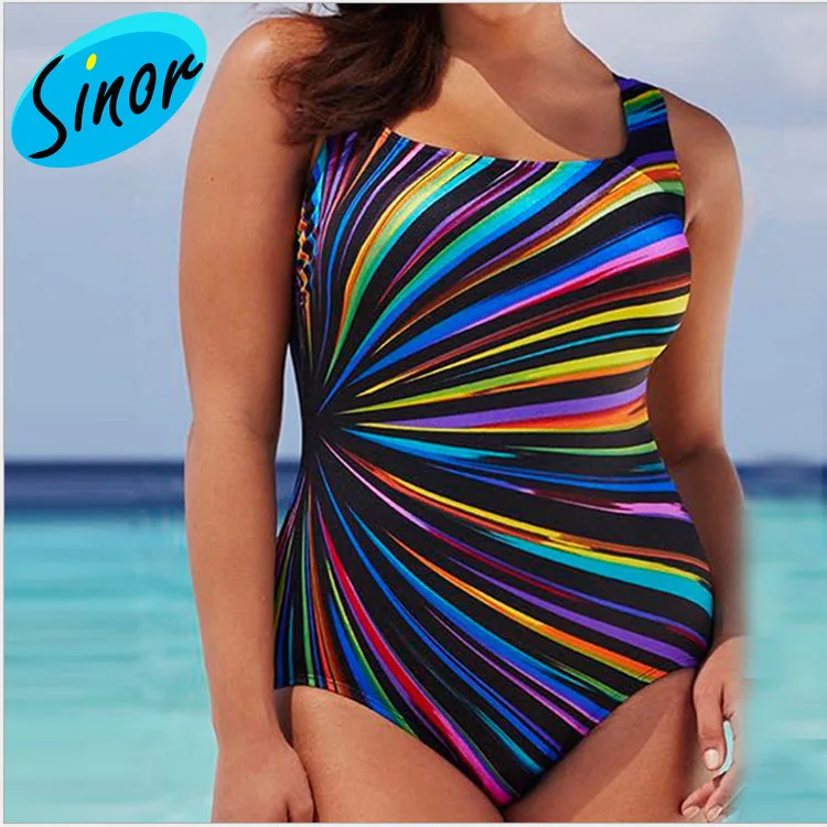 

Large One-Piece Swimsuit 2020 Printed Sexy Bikini