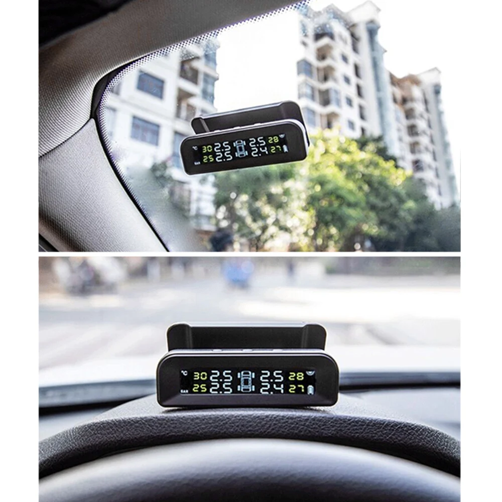KKmoon Smart Car TPMS система контроля давления в шинах солнечная энергия цифровой ЖК
