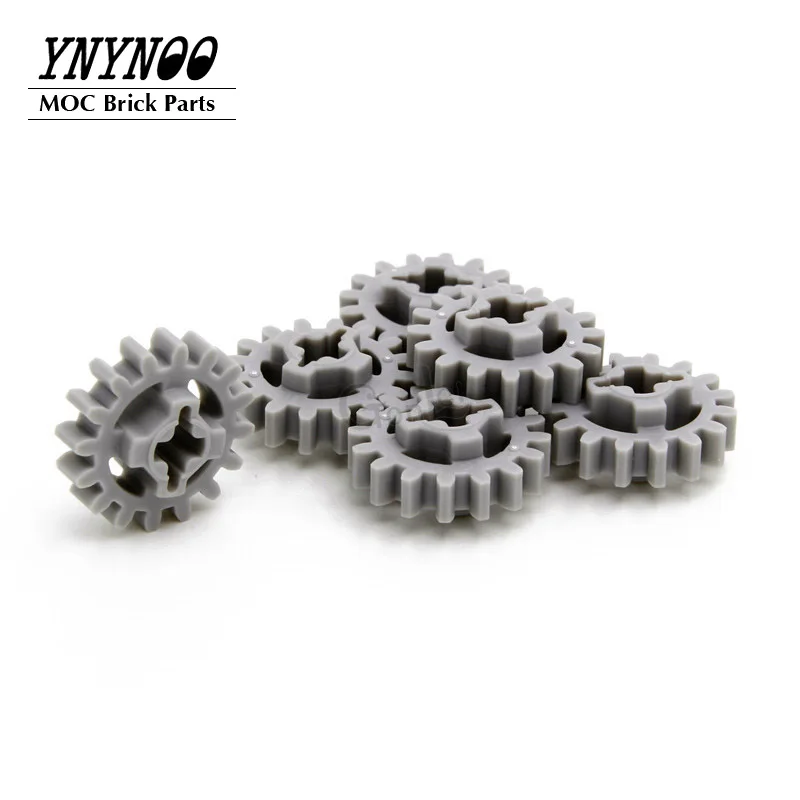 20Pcs/lot High-Tech Gear 16 Tooth Reinforced MOC 94925 Technical Gears Parts Building Blocks Bricks DIY Particels Toys | Игрушки и хобби