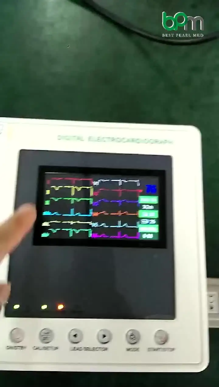

BPM-E305 Electrocardiograph ECG 3 Channel Machine
