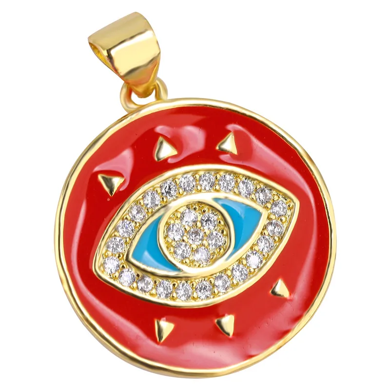 Эмалированная подвеска ручной работы Juya роскошные греческие подвески от сглаза