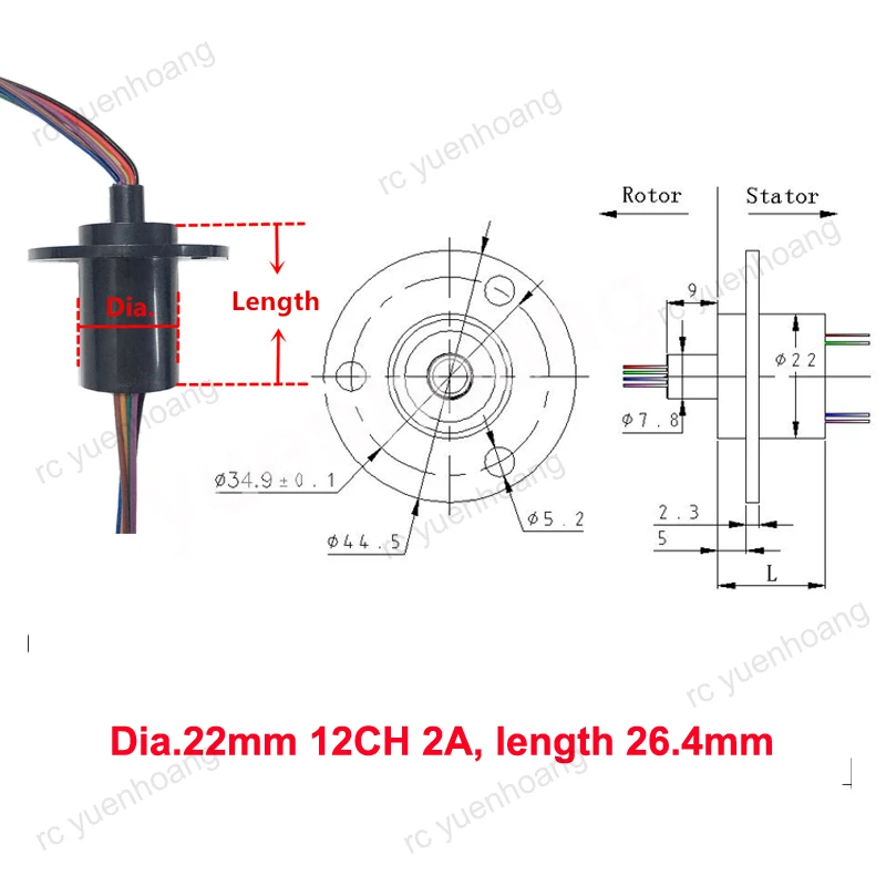 1 шт 2 а 12 каналов мини скользяще