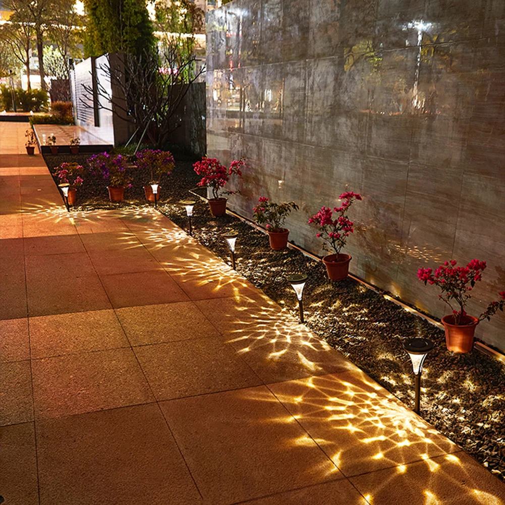 

LED Solar Light Outdoor Waterproof Lawn Stakes Lamps Galaxy Projection Glass Lamp Garden Yard Art for Home Courtyard Decoration