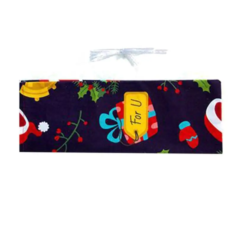 Рождественская бутылка вина ткань покрытие полиэстер хлопок бархат несколько