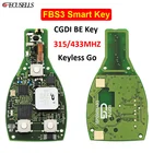 CGDI одна кнопка запуска без ключа Go MB FBS3 умный ключ 315 МГц433 МГц для Mercedes Benz W204 W207 W212 W164 W166 W216 W221 W251
