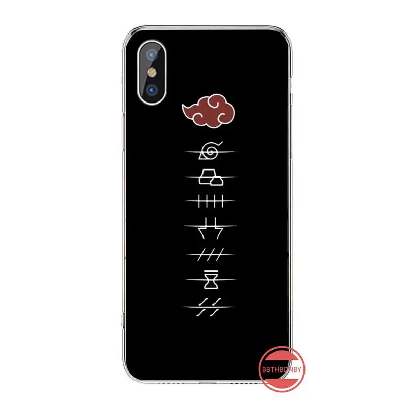 

Naruto anime Marker Logo akatsuki luxury Phone Case funda funda For iphone 12 5 5s 5c se 6 6s 7 8 plus x xs xr 11 pro max