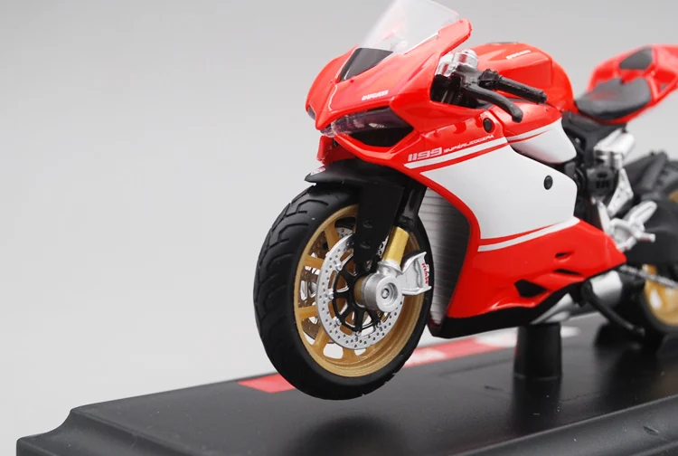 Maisto 1/18 1:18 Масштаб Ducati 1199 суперлеггра мотоциклы литье под давлением дисплей