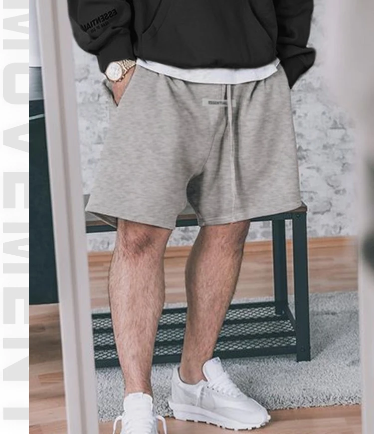 

New 2021 Summer pants Men's Shorts Tide Brand Loose Straight Casual Shorts Men's Thin Sports Beach Pants спортивные штаны мужкие