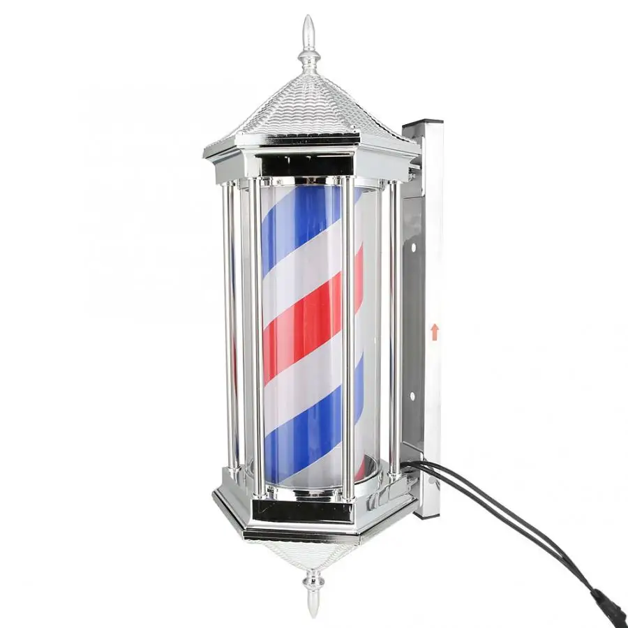 70 см Парикмахерская Полюс вращающийся светильник ing светодиодный