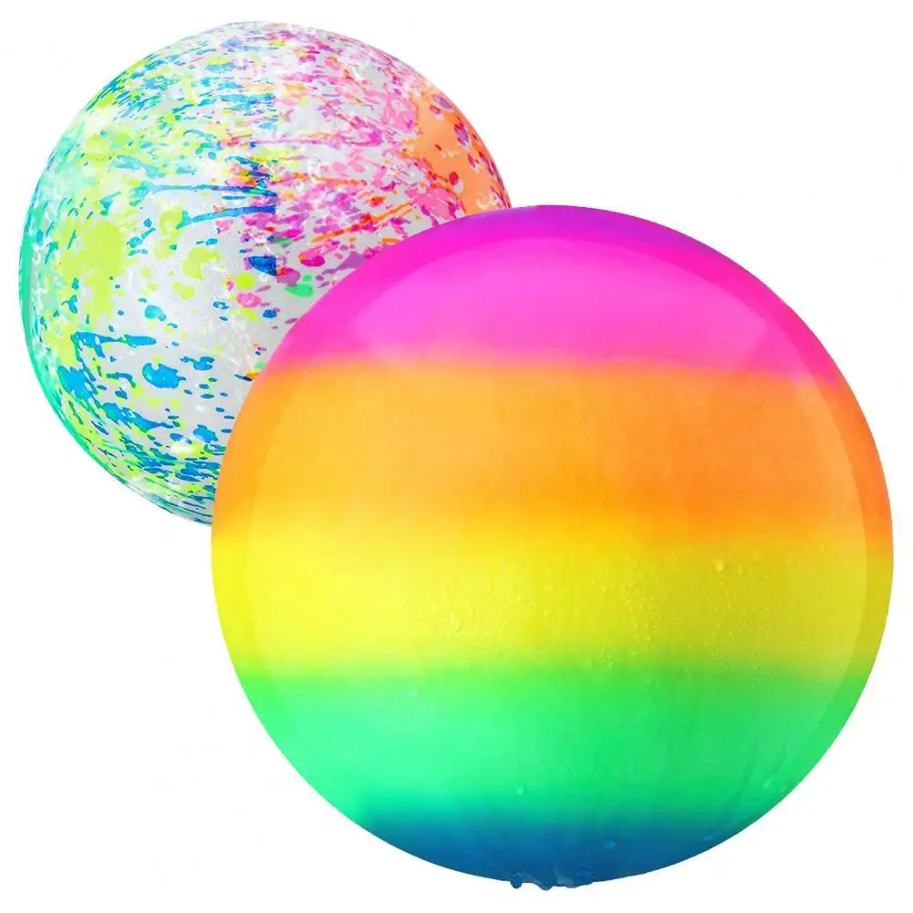 

1PCS Diving Ball Interactive Colorful Smooth Surface Rainbow Underwater Ball Toy for Outdoor Summer Game Children Toys