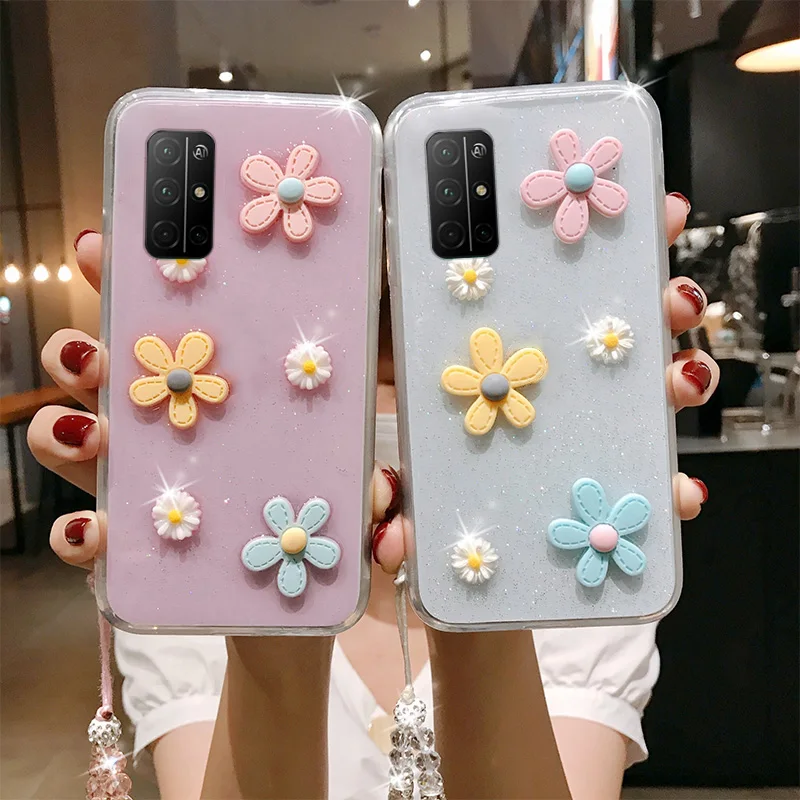 Цветочный чехол для Samsung S20 Note20 Ultra S10 Note 10 Plus силиконовый Gittler Galaxy A71 A51 A70 A50 A31 A21s