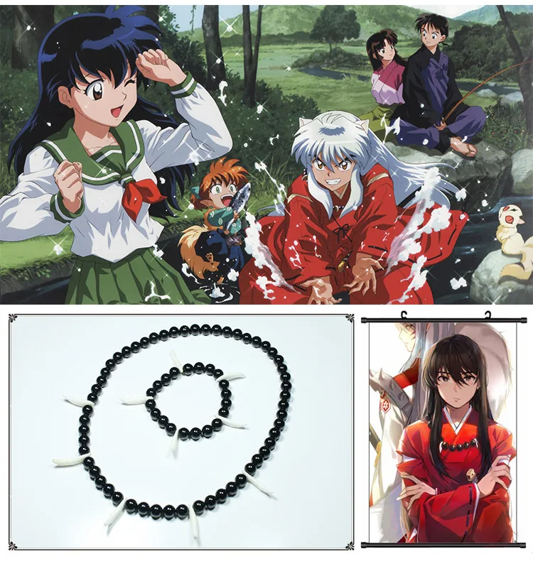 [MYKPOP]INUYASHA ожерелье из Амина аксессуары для косплея Nacklace коллекция аминов