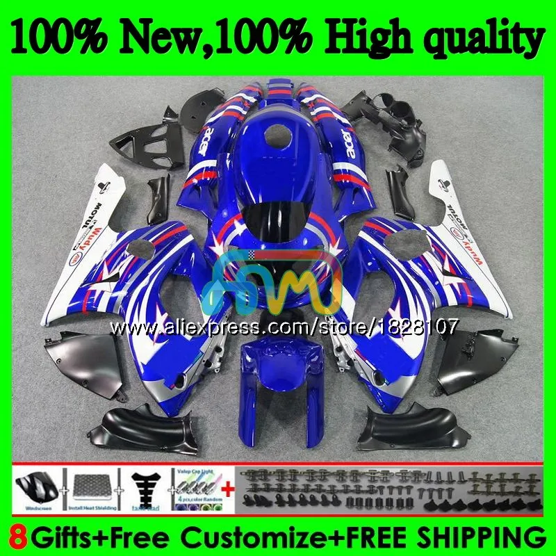 

Thundercat For YAMAHA YZF600R 96 02 03 04 Blue silver 2005 2006 2007 73BS.101 YZF 600R YZF-600R 2002 2003 2004 05 06 07 Fairing