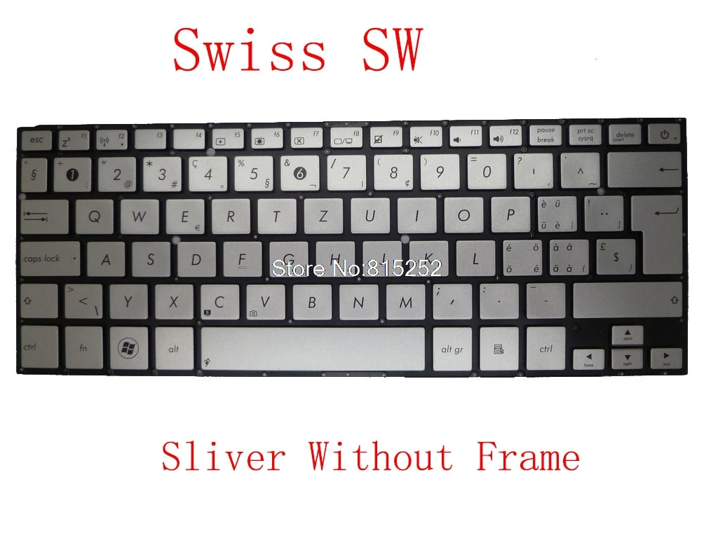 

Laptop Keyboard For ASUS UX31 UX31A UX31E UX31L UX31LA 0KNB0-3100SF00 0KN0-LY1SF02 Swiss SW