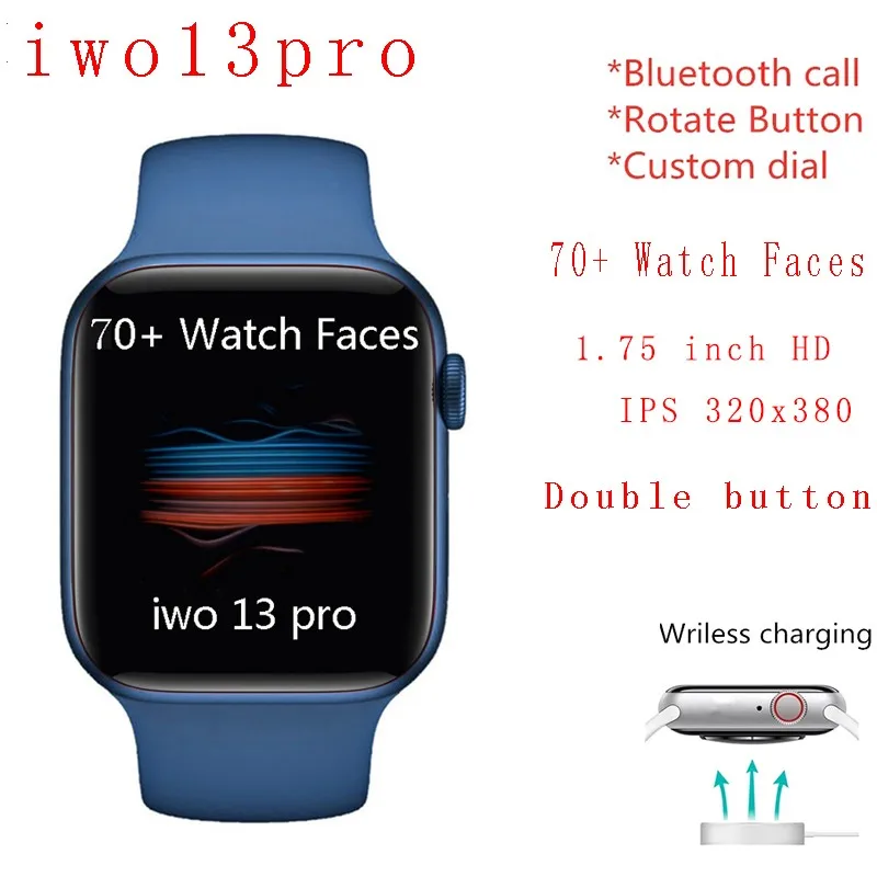 Беспроводное зарядное устройство IWO 13 Pro бесконечный экран водонепроницаемые