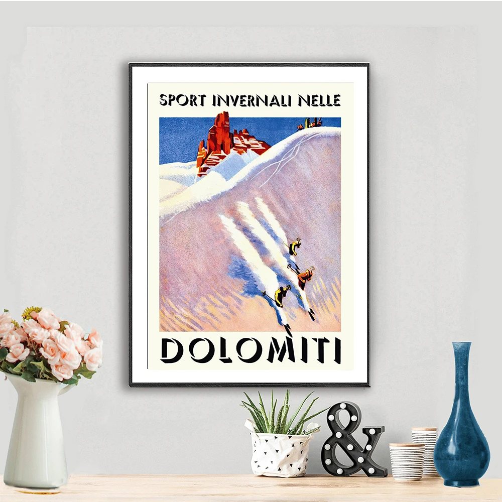 Печать на холсте Sport Invernali Nelle Dolomiti KOPHAEL