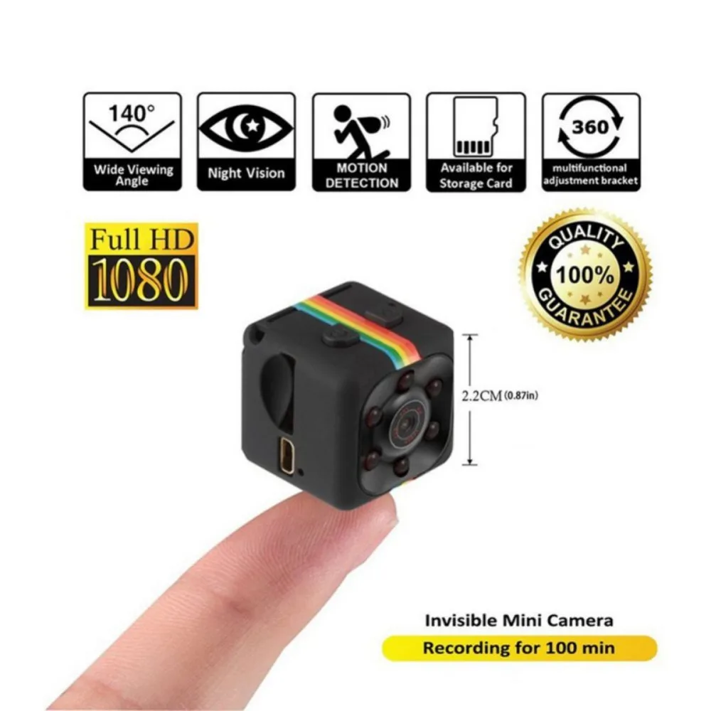 480 P / 1080 P mini camera sports DV mini camera sports DV infrared night vision camera car DV digital video recorder sd