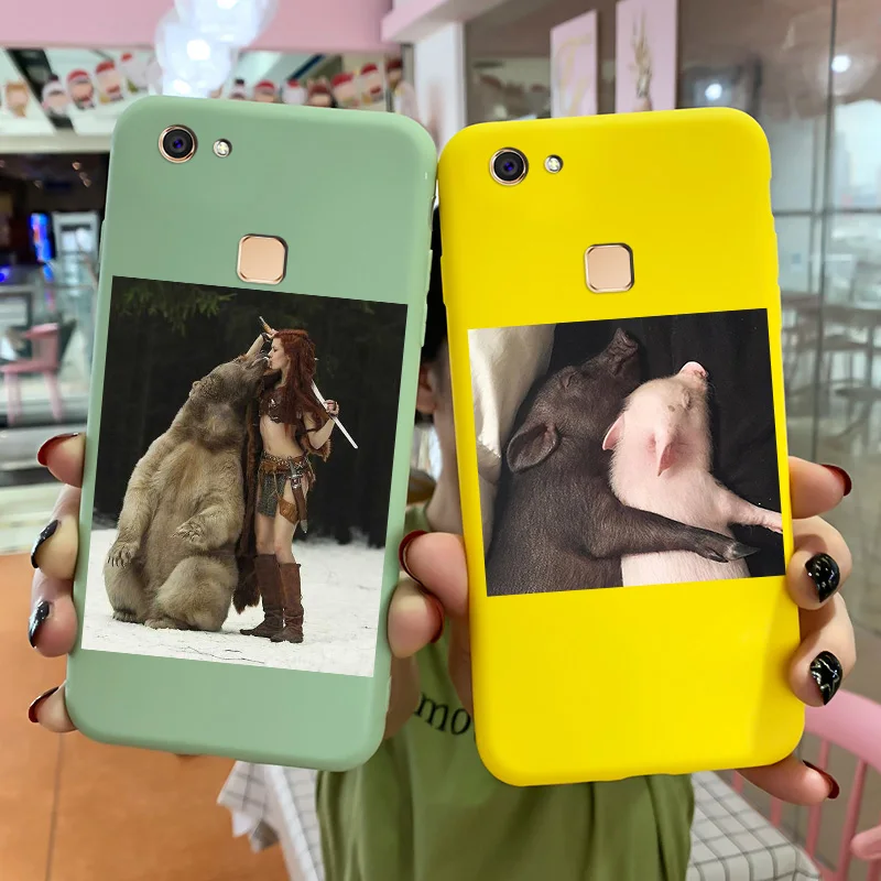 

Cute Cartoon Animal Silicone Soft TPU Shell For VIVO Y75 Case Fashion Painted Fundas Shell For Vivo Y75 Case Phone Back Cover