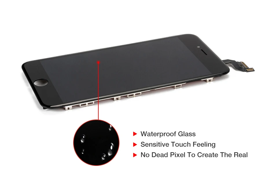 Класс AAA +++ экран для iPhone 6 7 5 5S 6S 8 Plus 5C SE ЖК-дисплей 3D сенсорная Передняя панель