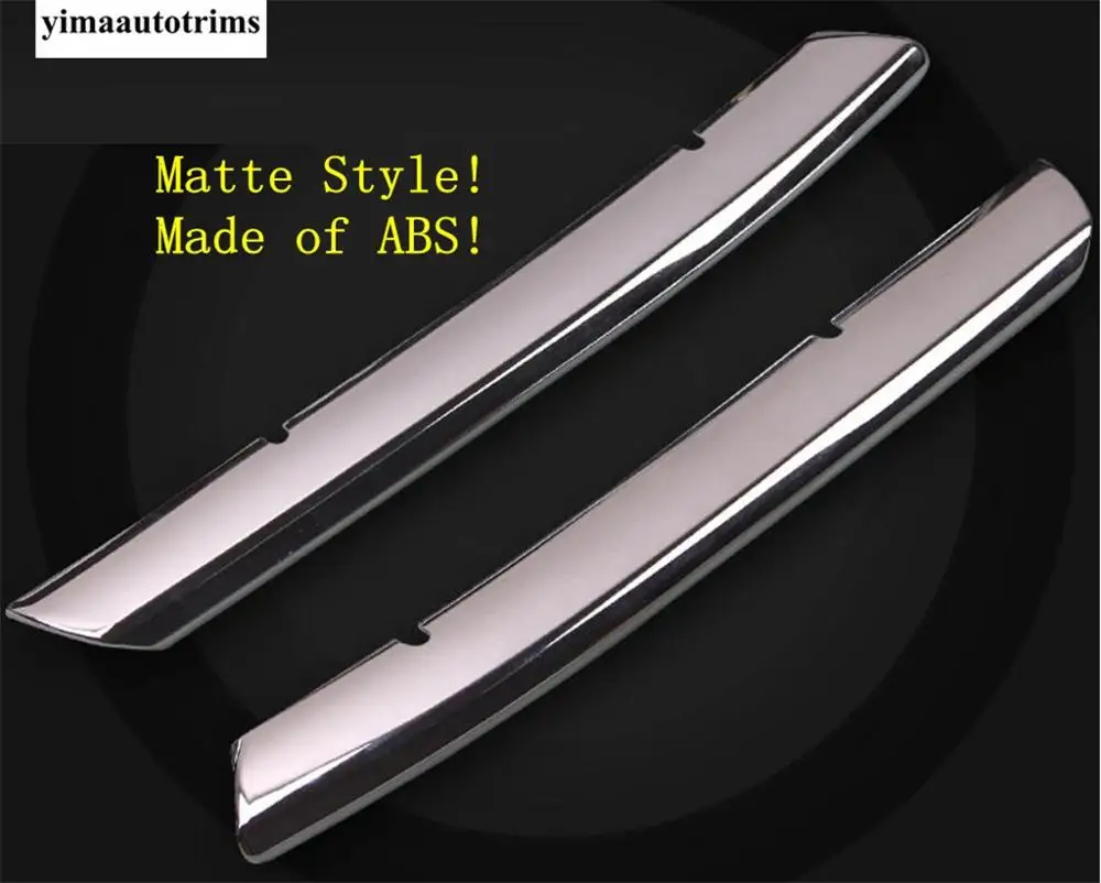 

Front Bumper Bottom Grille Grill Strip Decoration Cover Trim For Mazda CX-5 CX5 2017 - 2021 Chrome ABS Exterior Refit Kit 2 Pcs