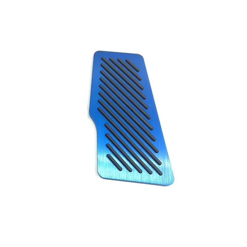 Footrest Blue 1pcs Ускоритель автомобиль газ педаль тормоза подножка педали Нескользящие Pad крышка чехол на для Toyota Camry 2006- аксессуары - Название цвета: Footrest Blue 1pcs