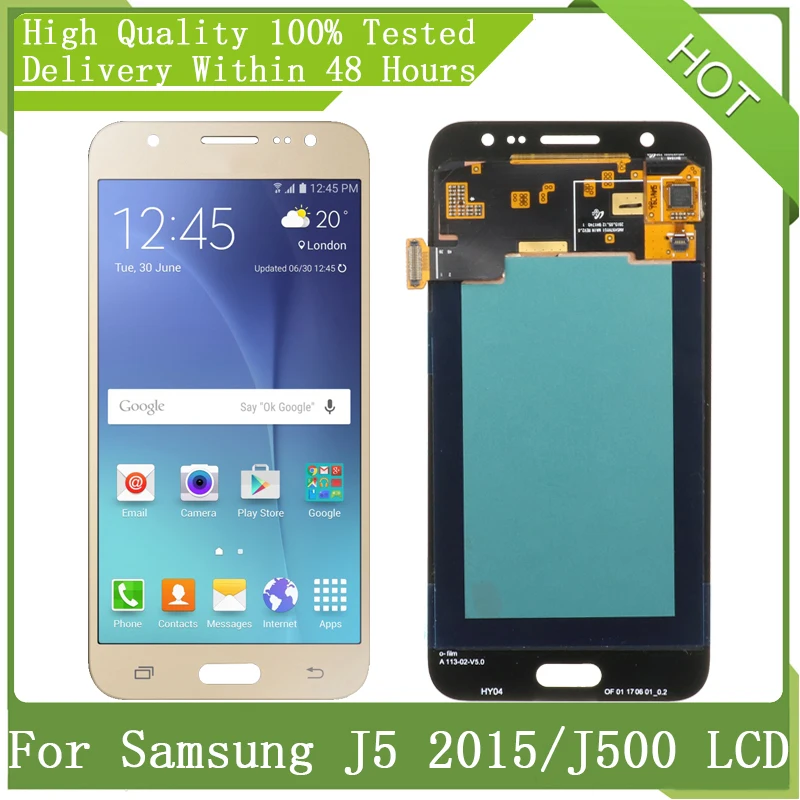 ЖК дисплей 5 0 дюйма Super AMOLED для SAMSUNG GALAXY J5 2015 J500 J500H J500FN J500F J500M SM сенсорный экран с