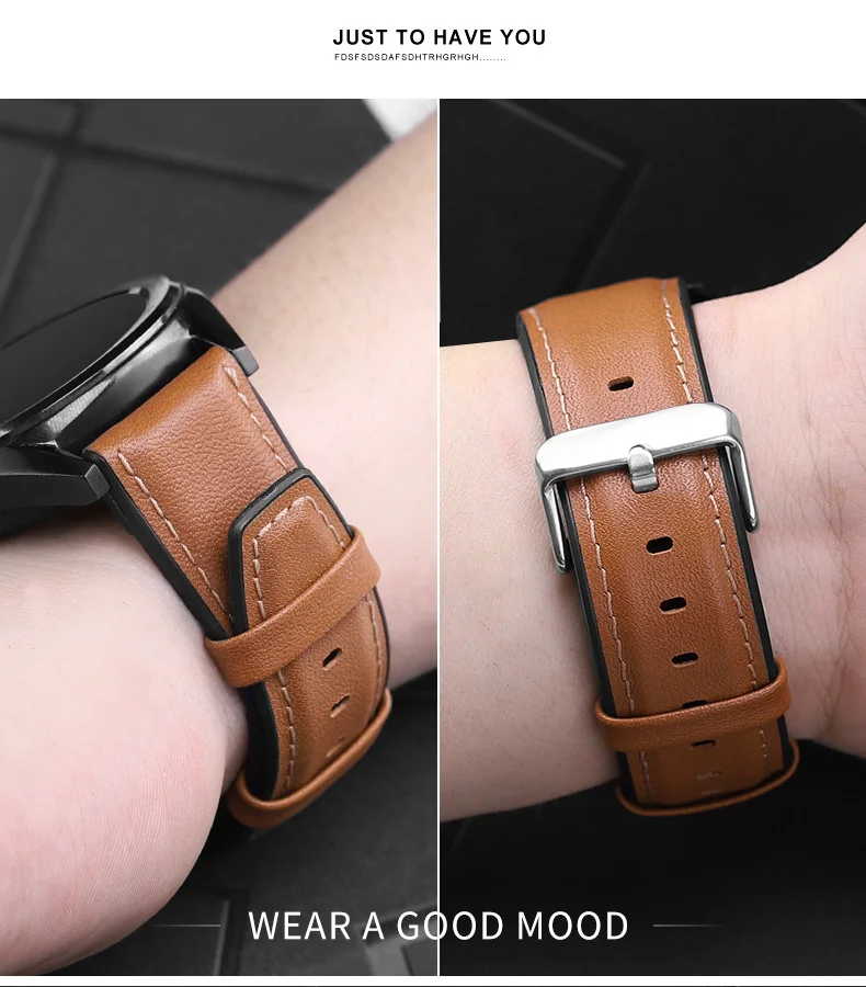 22 мм ремешок для часов huawei watch GT/Honor Magic watch 2/samsung Galaxy 46 мм сменный ремешок gear S3 Frontier/Classic