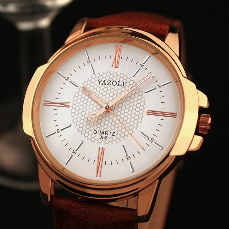 YAZOLE 2021 модные новые деловые мужские часы Роскошный циферблат с ногтями