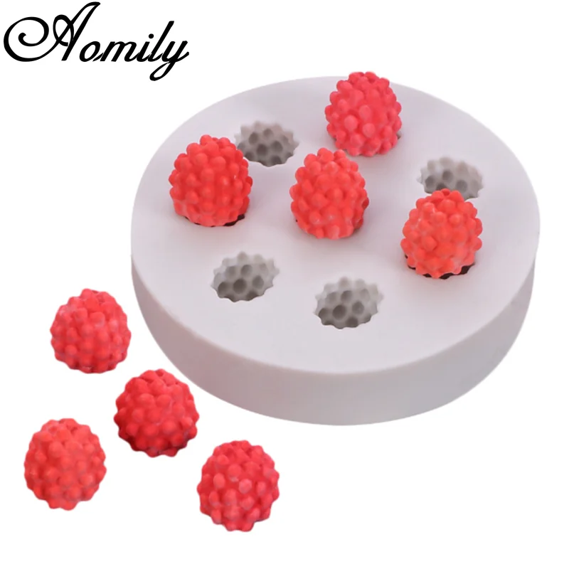 Помадка вишня ананас клубника личи черника Малина силиконовые формы торт