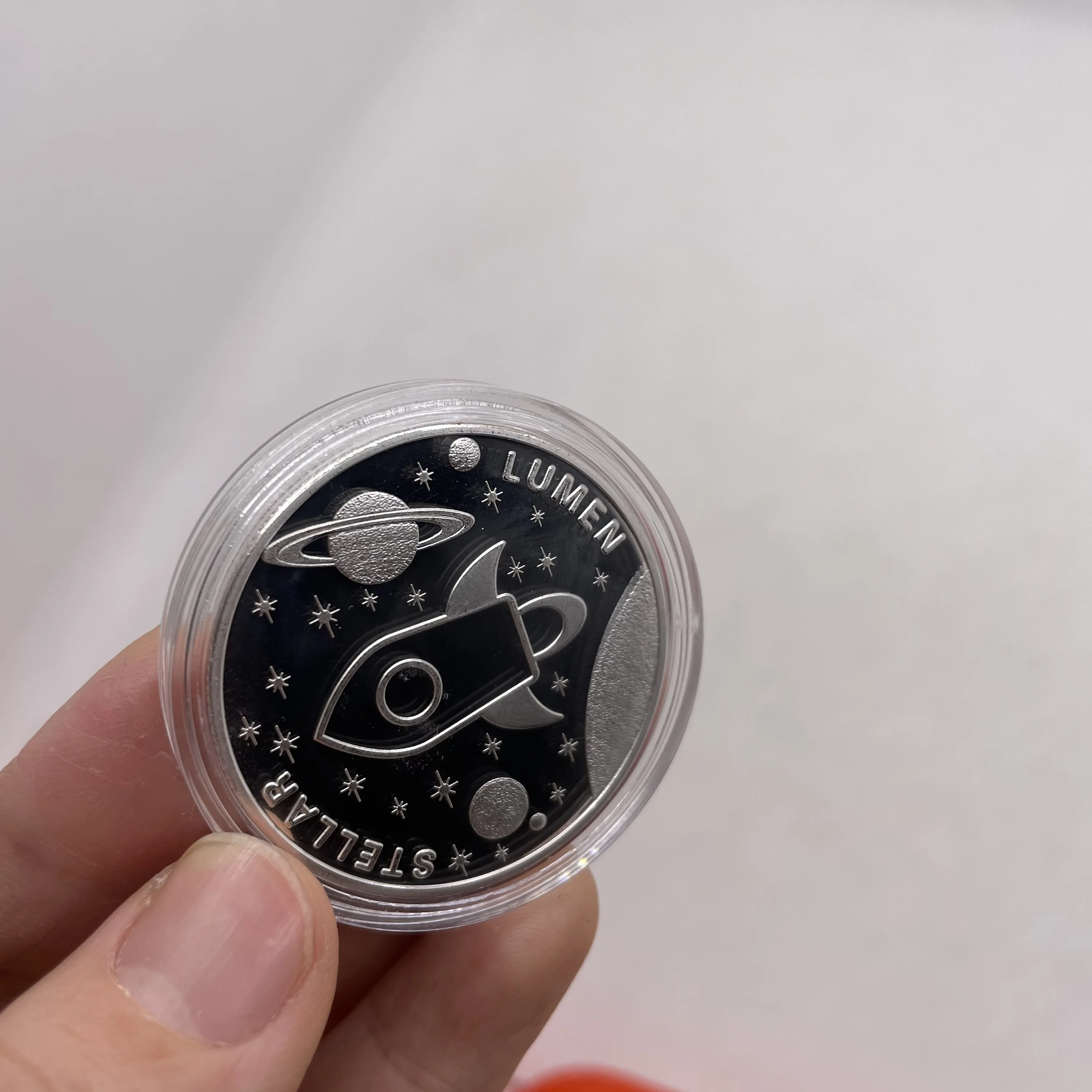 CO38 люмен Stellar быстрая микросила валюта позолоченная памятная криптовалюта