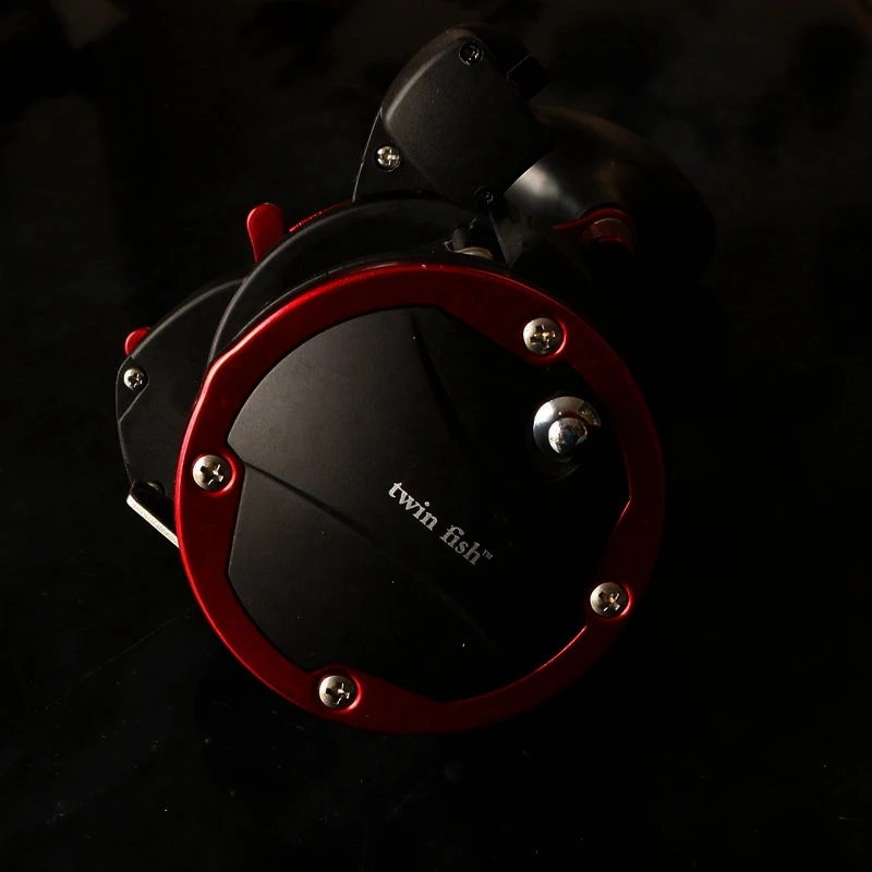 Двойная Рыболовная катушка TR430 со счетчиком лески с правой ручкой|Рыболовные