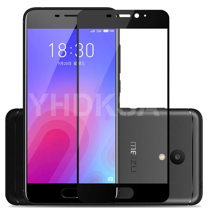 9D полное покрытие из закаленного стекла для Meizu M8 Lite M8 M6 M5 Note M6S M6T M5S M5C V8 Pro Защитная пленка для экрана