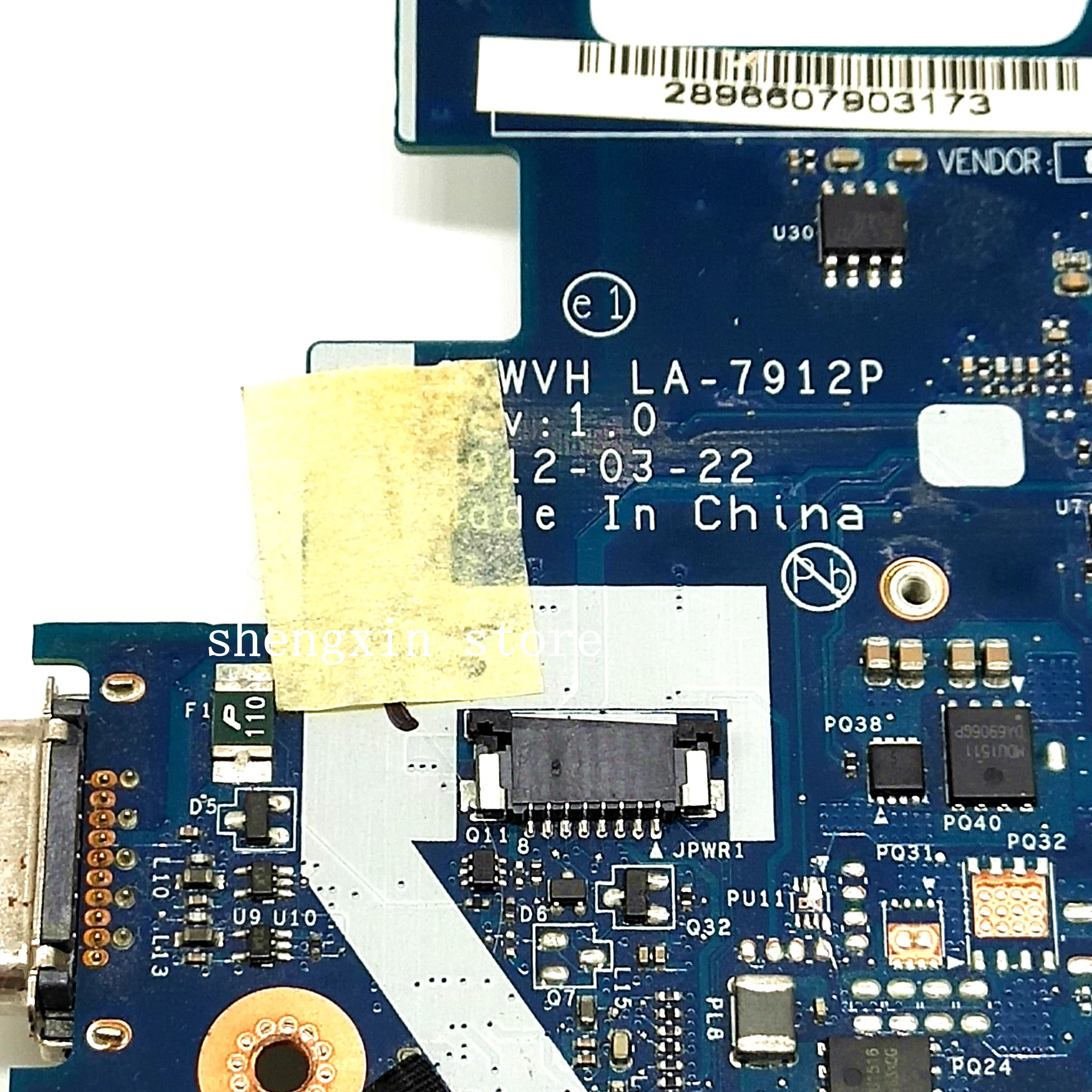 Материнская плата для ноутбука Acer aspire V3-571 V3-571G материнская HM77 DDR3 NBRZP11001 Q5WVH E1-571G 2GB |