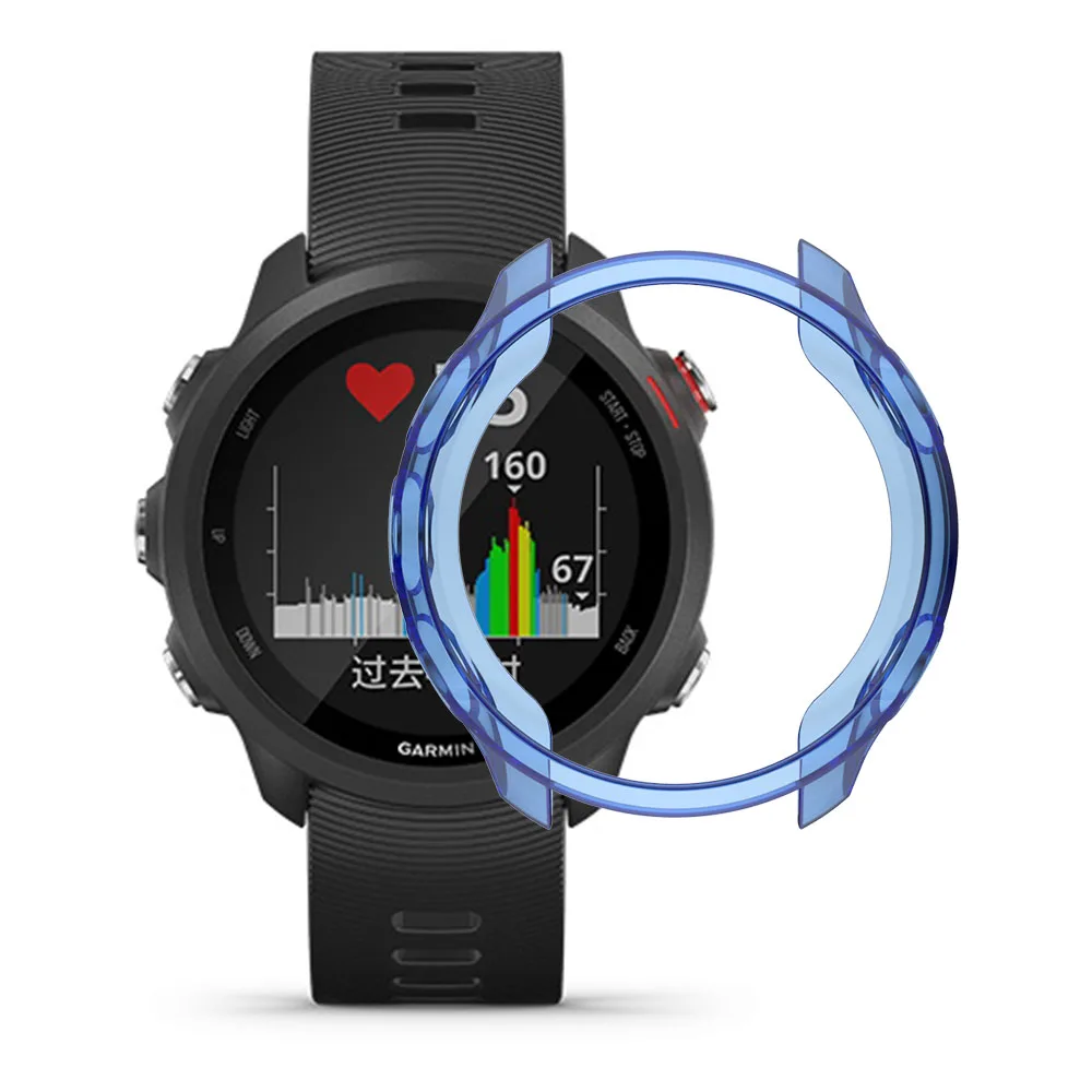 Чехол для часов Garmin Forerunner 245M  245 TPU, защитный чехол, сменный противоударный Прозрачный чехол для часов (art.: 3a35dd997de) - 3a35dd997de