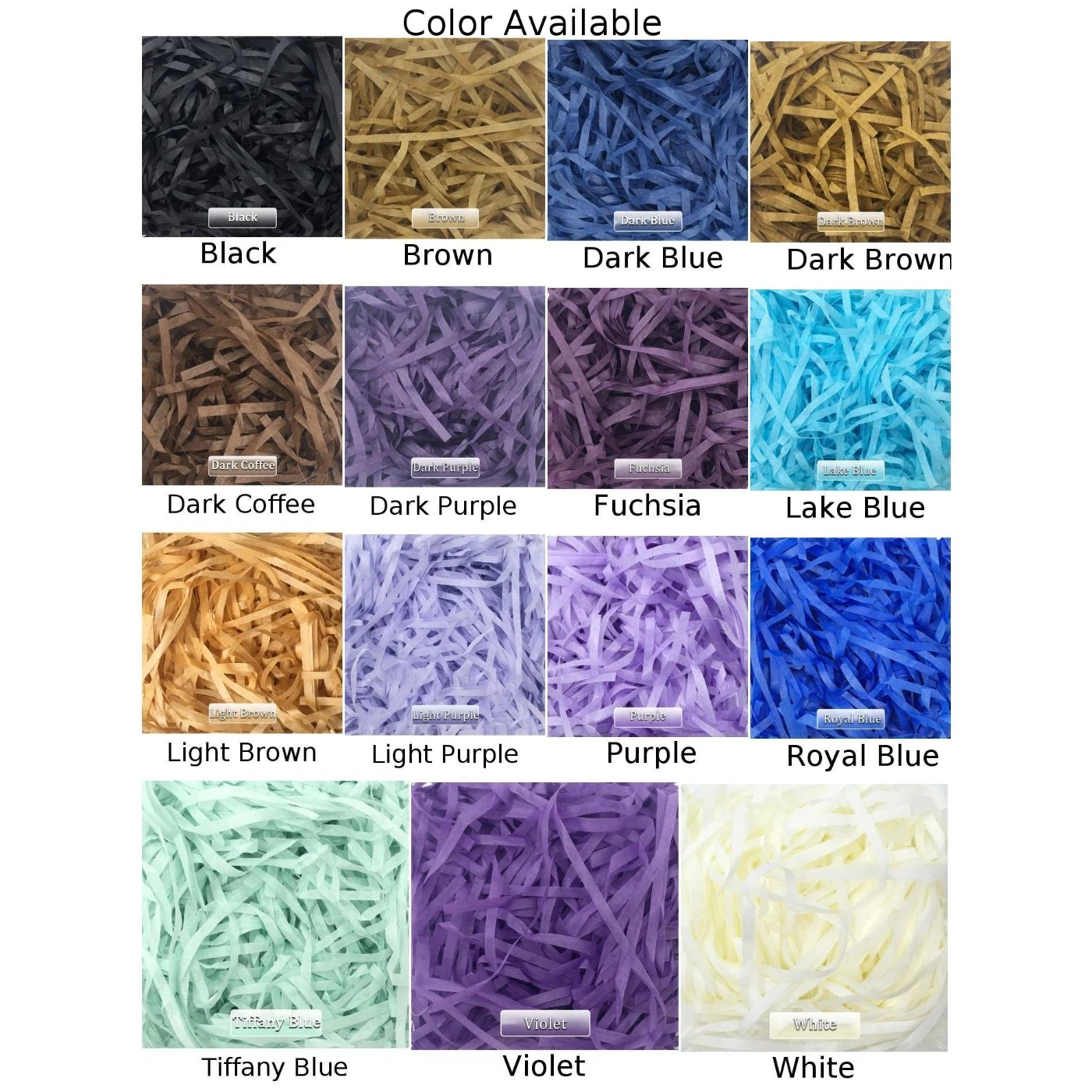 100 г красочная измельченная бумага в подарочной коробке лафитовая наполнитель из