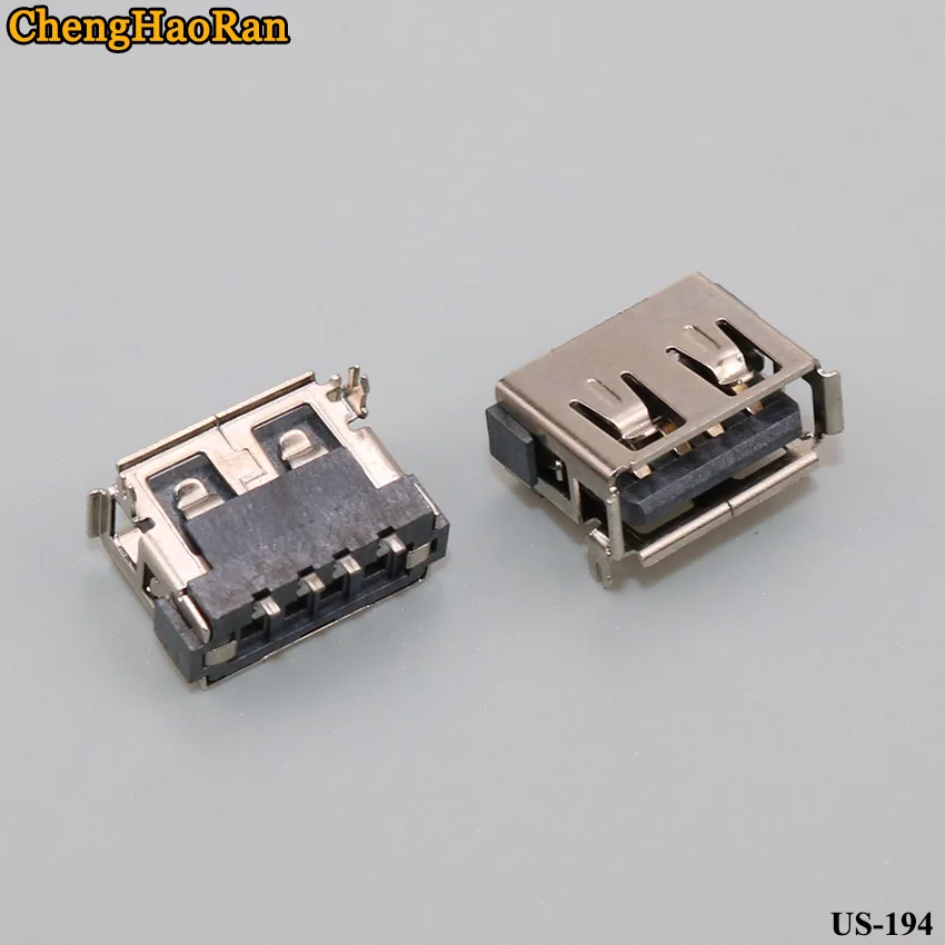 ChengHaoRan 1000 шт./лот Мобильная мощность USB2.0 патч Тип женский короткий корпус гарпун
