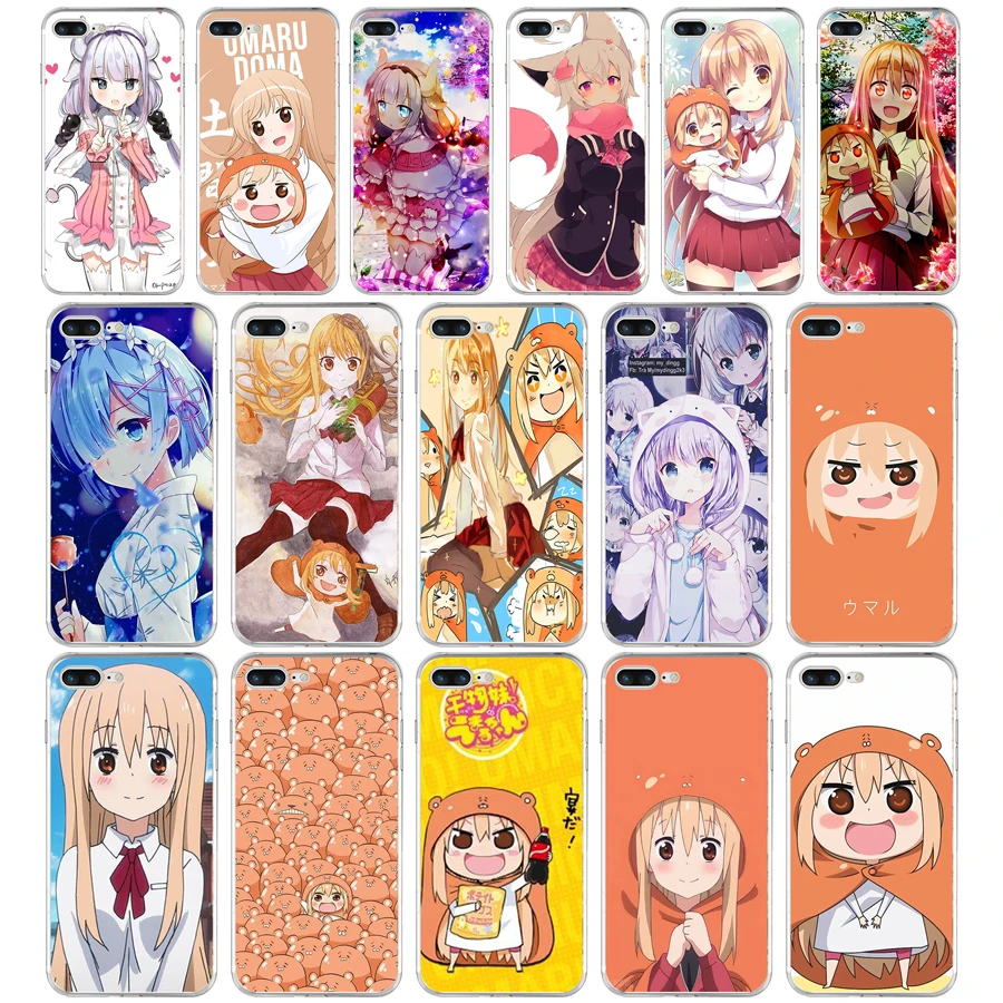 107FG милый чехол из мягкого ТПУ силикона с рисунком Умару Чан для Apple iPhone5