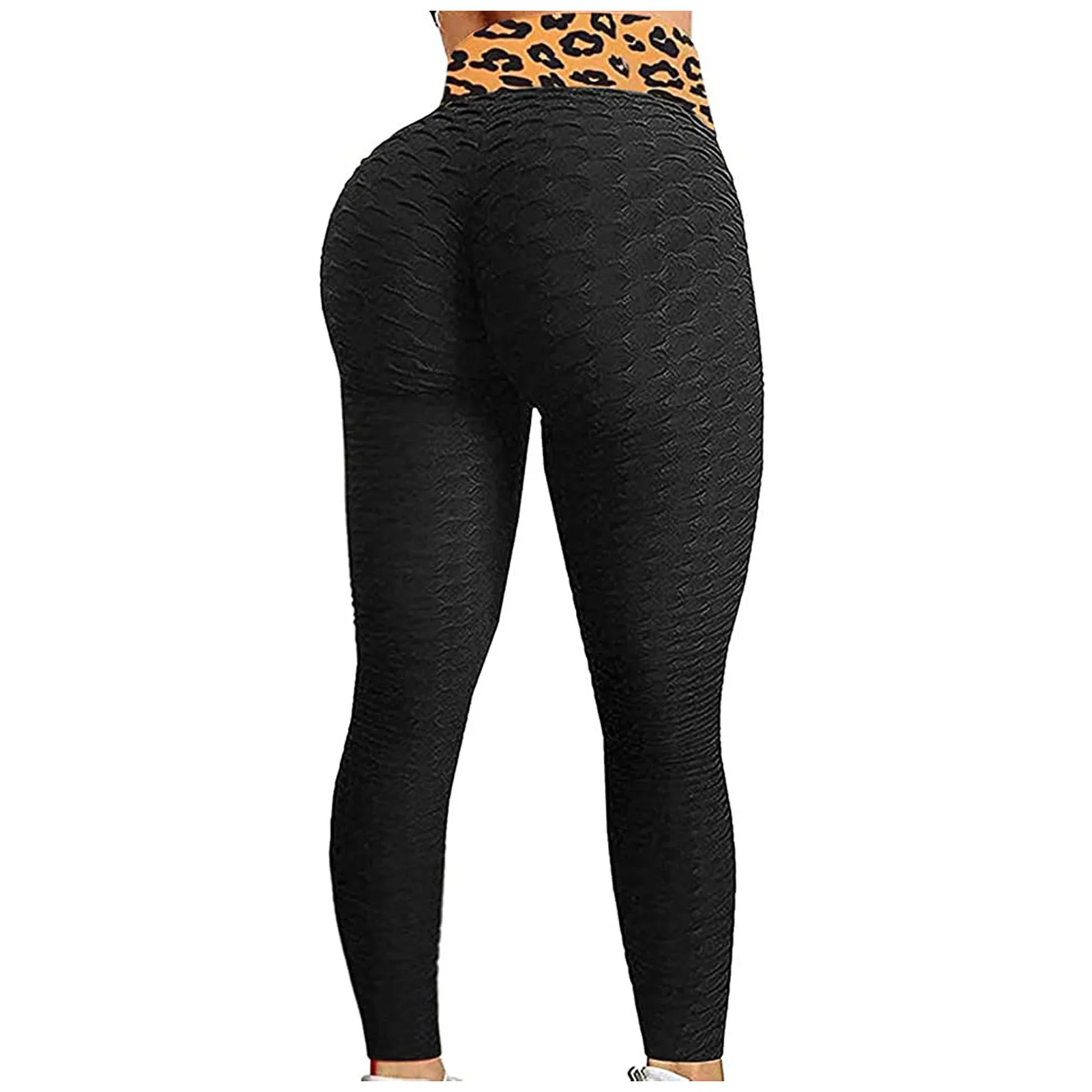 

Leggings Women Fashion Leopard Print Pants Plus Size Casual High Waist Sport Pants Sweatpants For Women Pantalones Deportivos