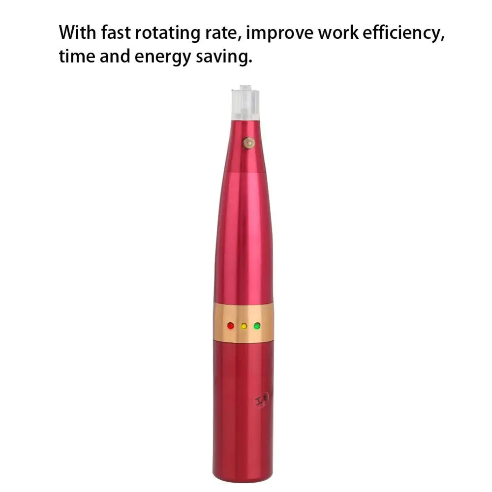 

Electric Stainless Steel Tattoos Machine Three Gear Adjustable Eyebrows Drift Lip Line Microblading Tattoo Pen US Plug 100-240V