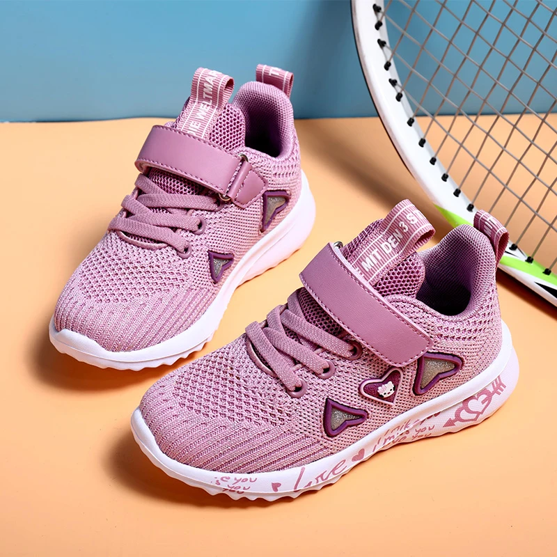 Детская обувь для девочек модные кроссовки детская спортивная тенниса удобная