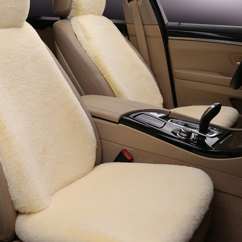 

Winter Warm Car Seat Cover Cushion Soft Fur Plush Protector Warmer Auto Trucks Mat Pad