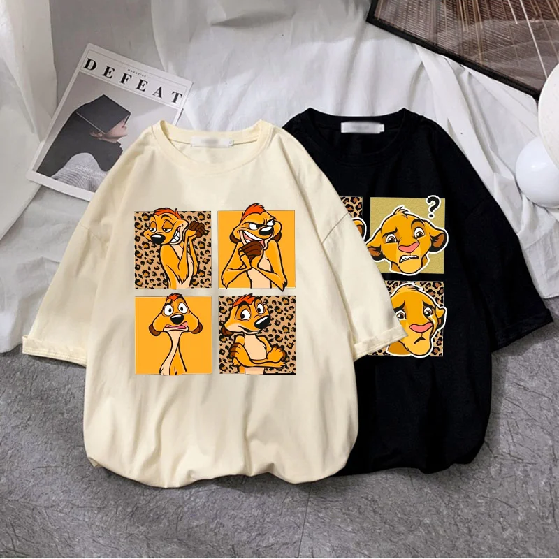 Уличные Топы Disney женская футболка летняя Свободная Повседневная большого