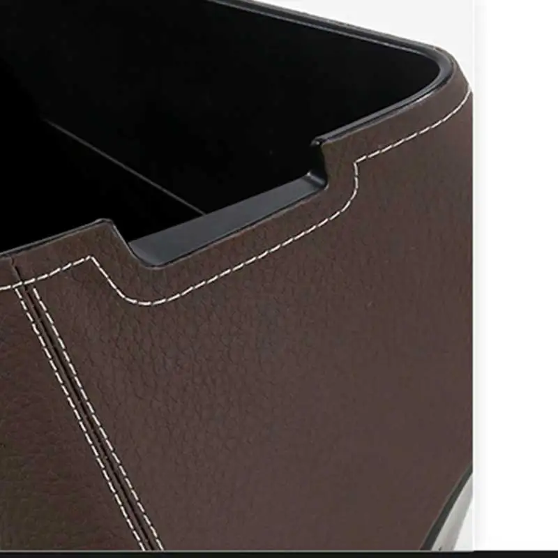 

Car Central Armrest Storage Box Container Holder Tray Car handrail storage box Leather storage box For BMW X1 X2 2016-2020