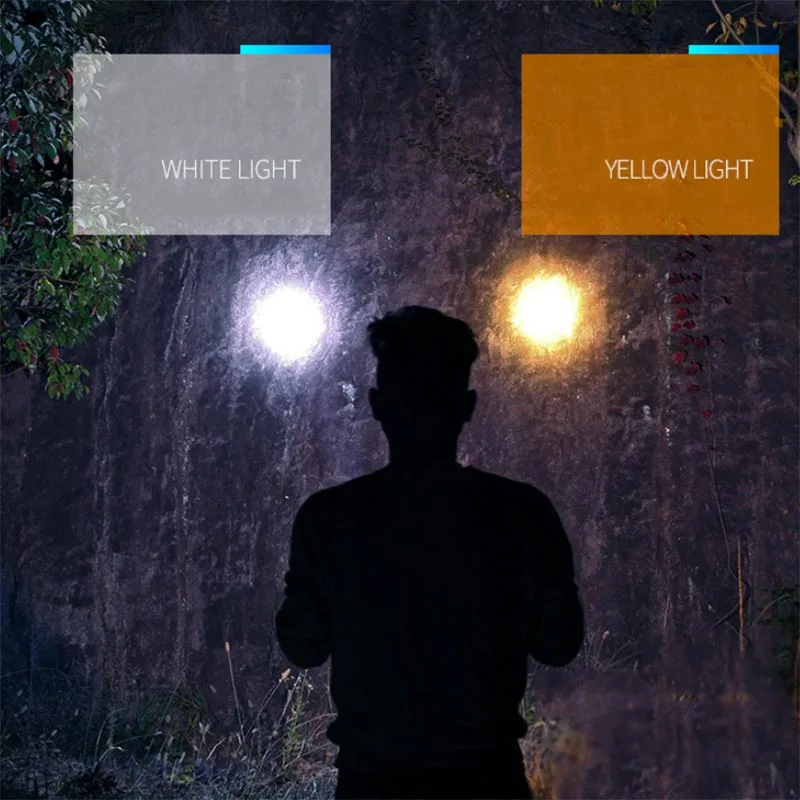 L2 портативный светодиодный фонарик с USB зарядкой для охоты кемпинга и походов 500 м