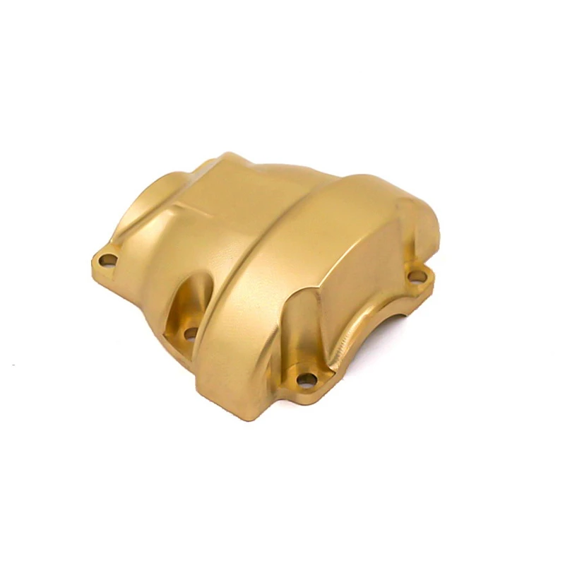 

2Pcs Brass Front & Rear Axle Differential Diff Cover for Redcat GEN8 RC Crawler Car Upgrades Parts Accessories