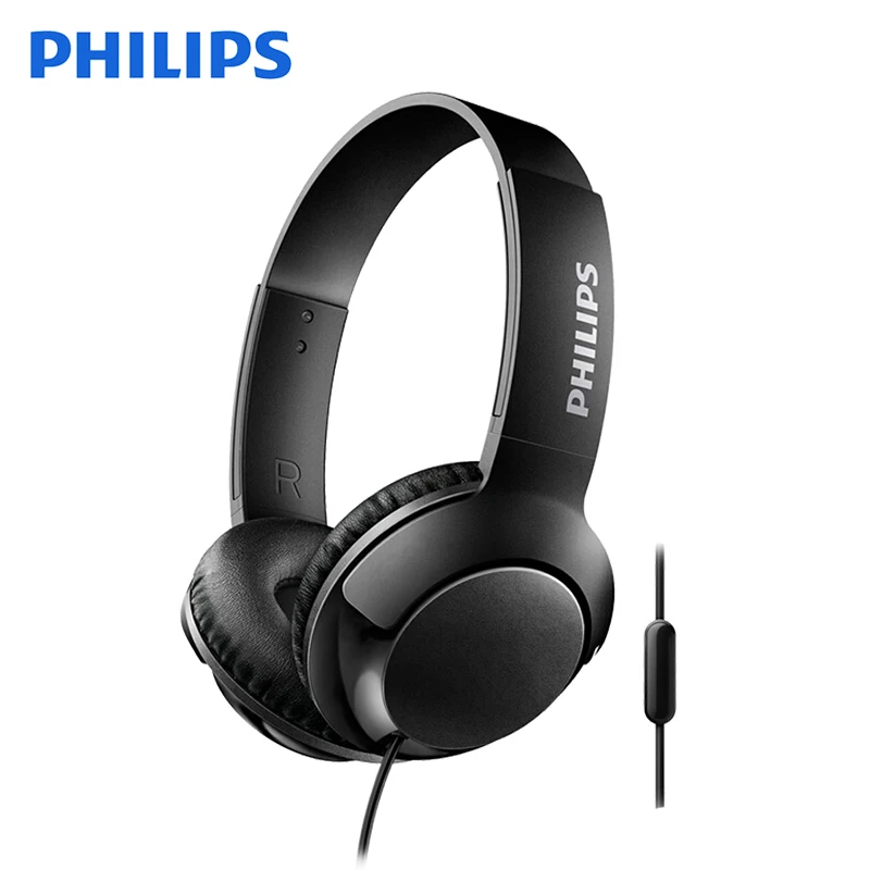 Профессиональные басовые наушники Philips SHL3075 с проводным управлением, ремень шума, стиль для Samsung Galaxy S8/S9/S9 Plus