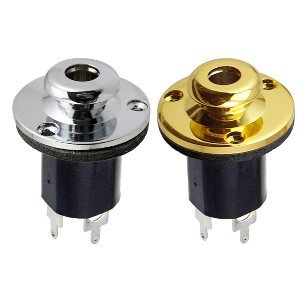 

Tooyful 1/4 'гитара бас эквалайзер Джек EQ предусилитель конец выход входное гнездо Серебристый и золотой