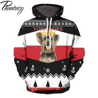 phantasy 2022 christmas hoodies for adults cute puppy printed pullovers sweatshirts long sleeve sweater jerseys casual tracksuit